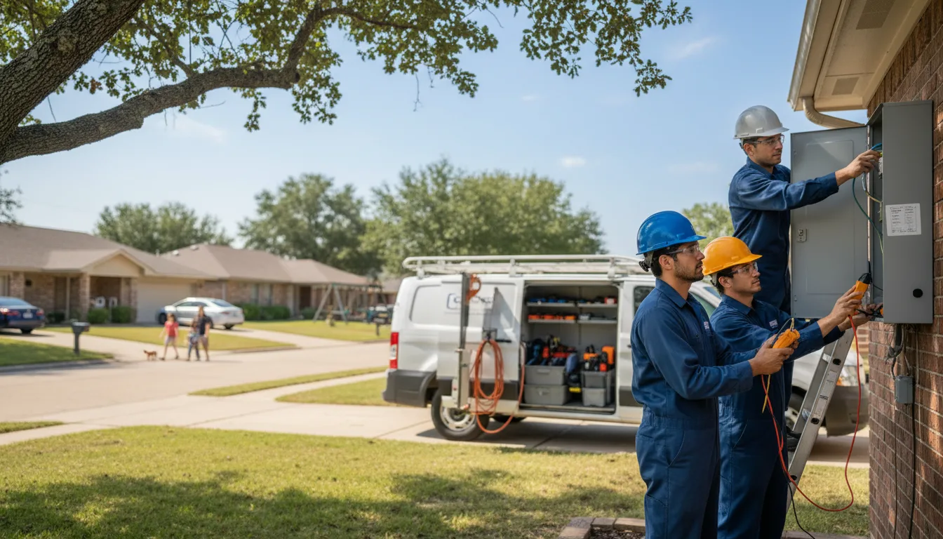 Certified electrician providing emergency electrical services in Fremont, WI